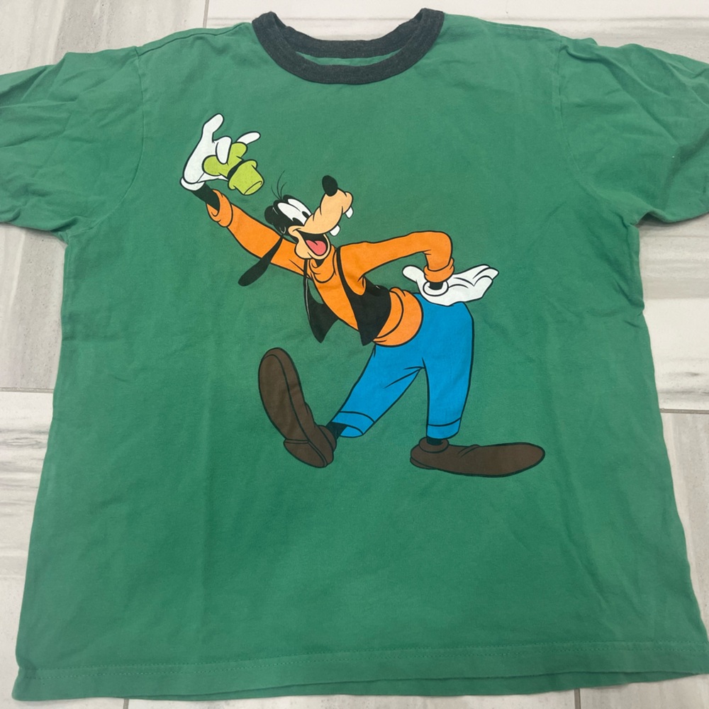 Vintage Disney Green Goofy Graphic T-Shirt